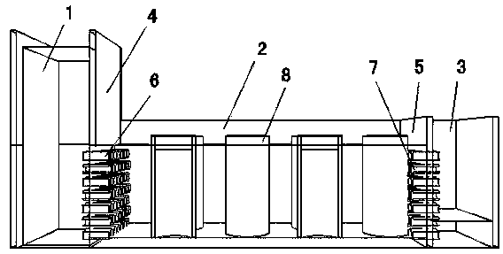 Carbon tetrachloride polluted water source treatment device and application thereof