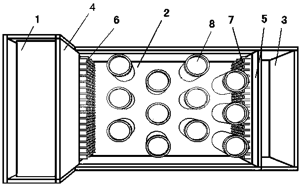 Carbon tetrachloride polluted water source treatment device and application thereof