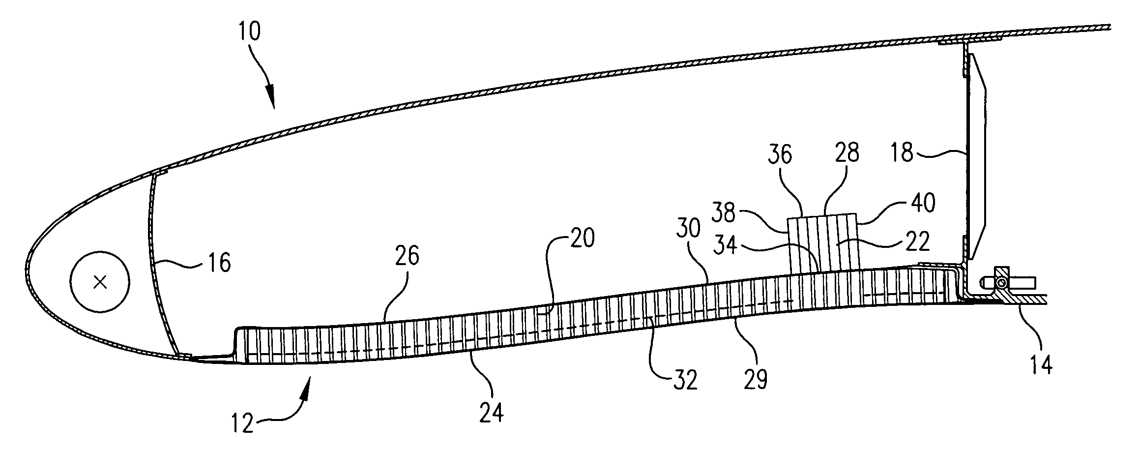 Engine inlet deep acoustic liner section