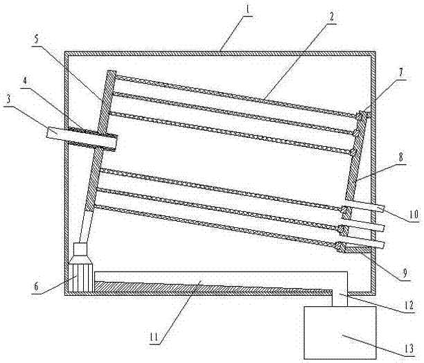 Tea leaf sorting device