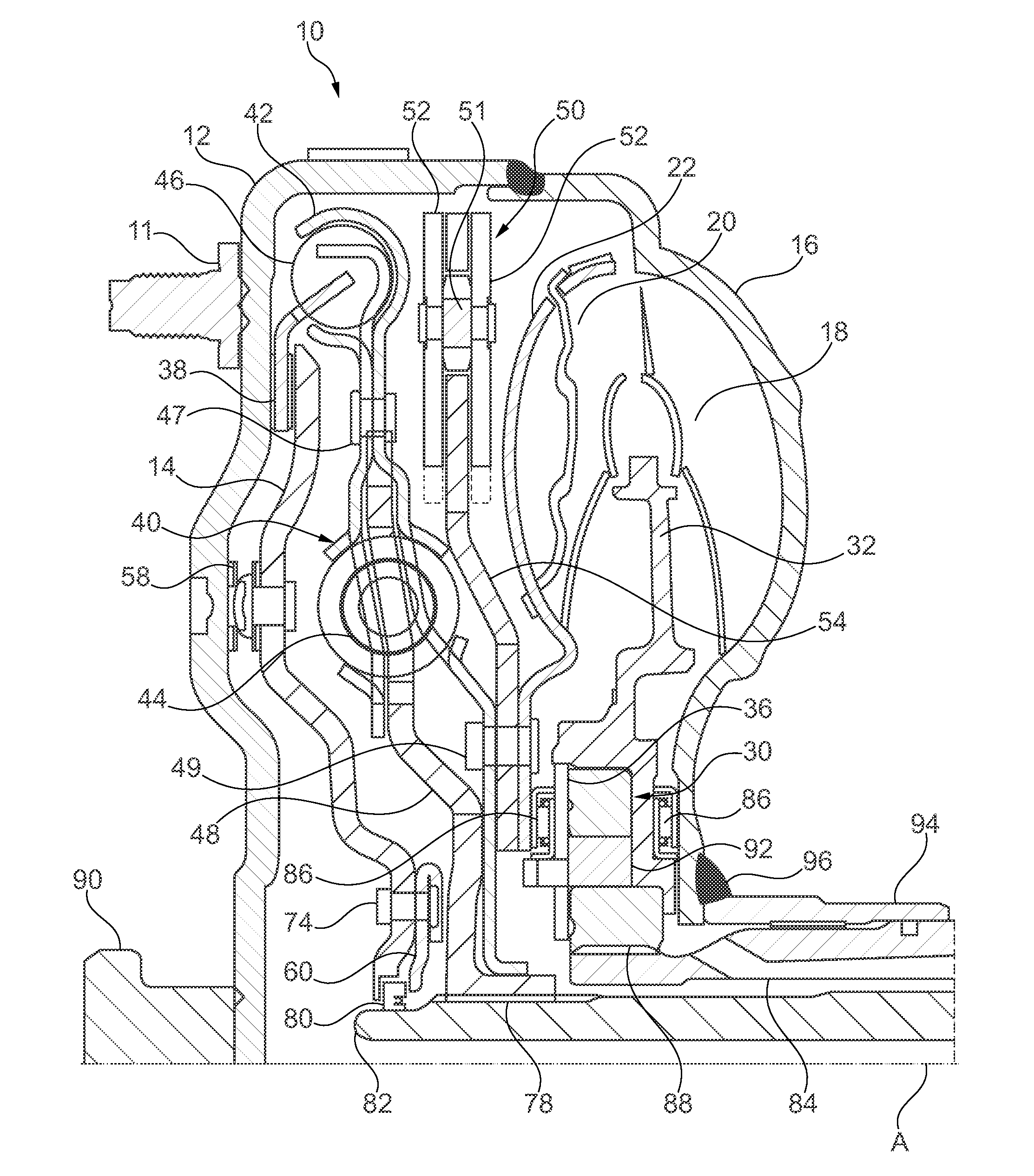 Folded seal retention plate with thrust surface