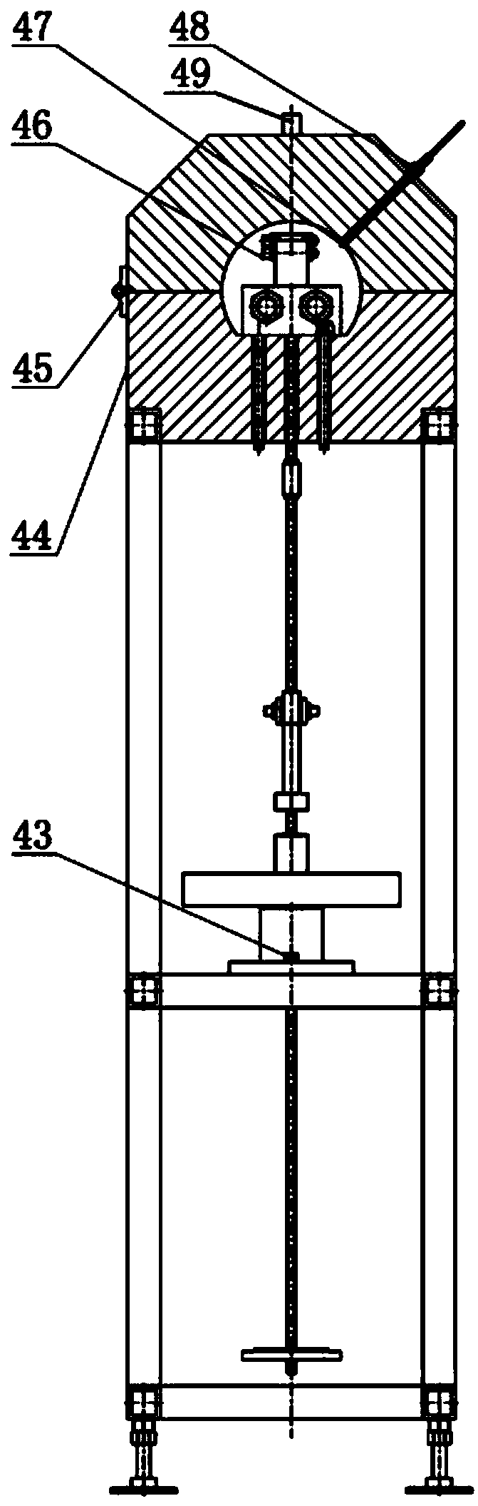 A calibration device for high temperature strain calibration from room temperature to 1800°C