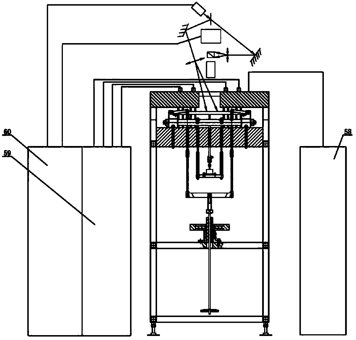 A calibration device for high temperature strain calibration from room temperature to 1800°C