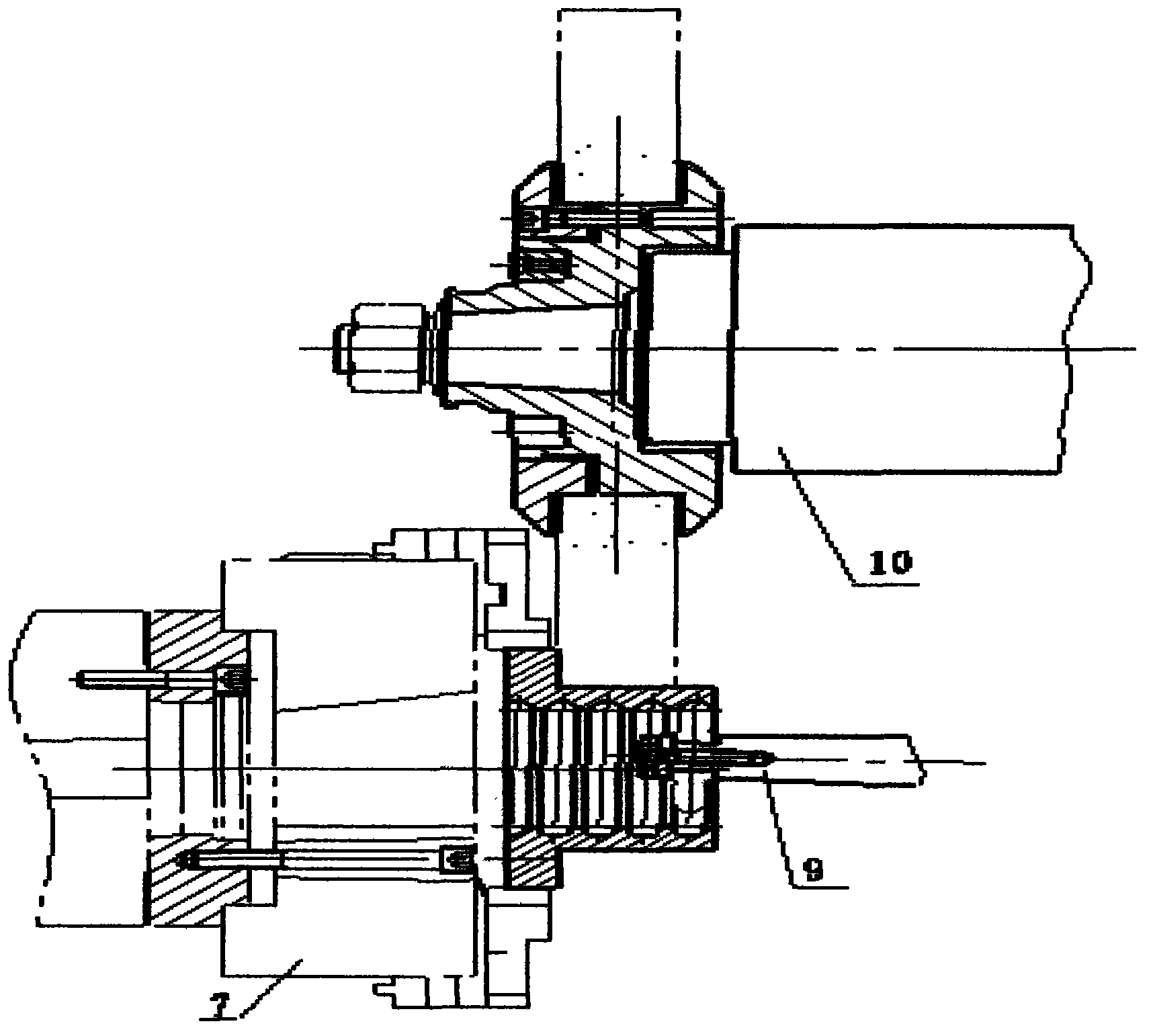 Center complete machine for internal thread grinding