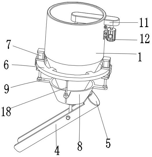 Tailing filling sand bin device