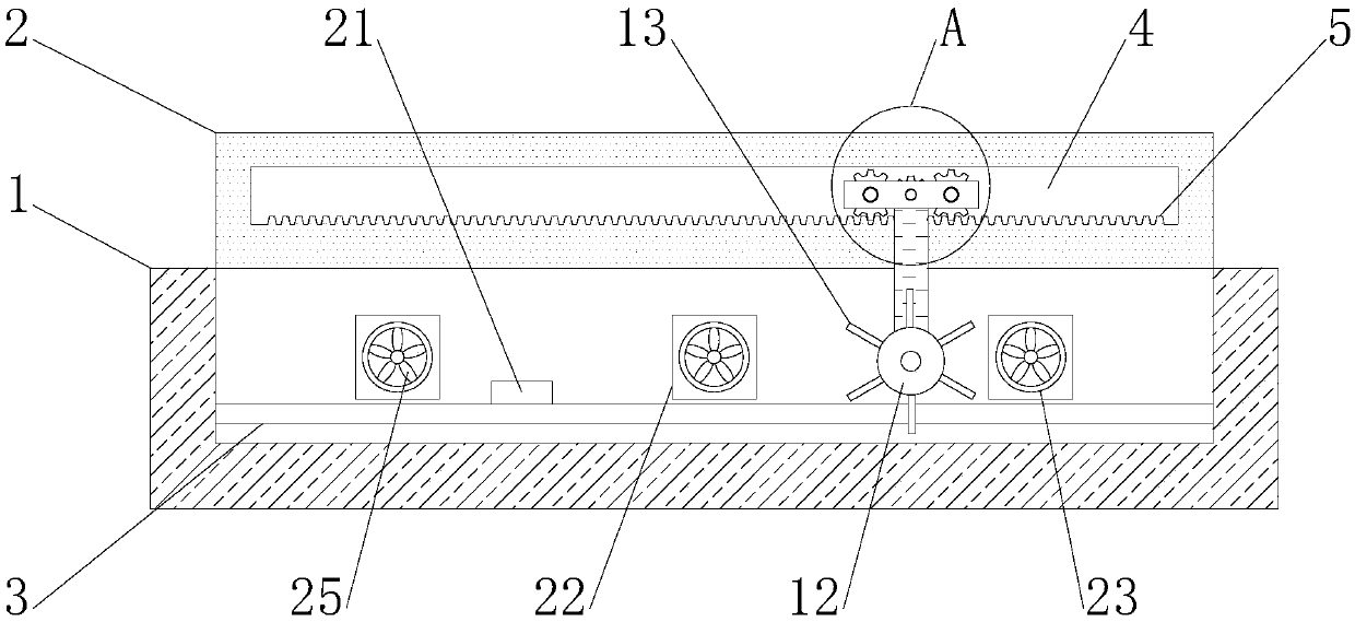 Intelligent control device for oxygenating fermentation bed