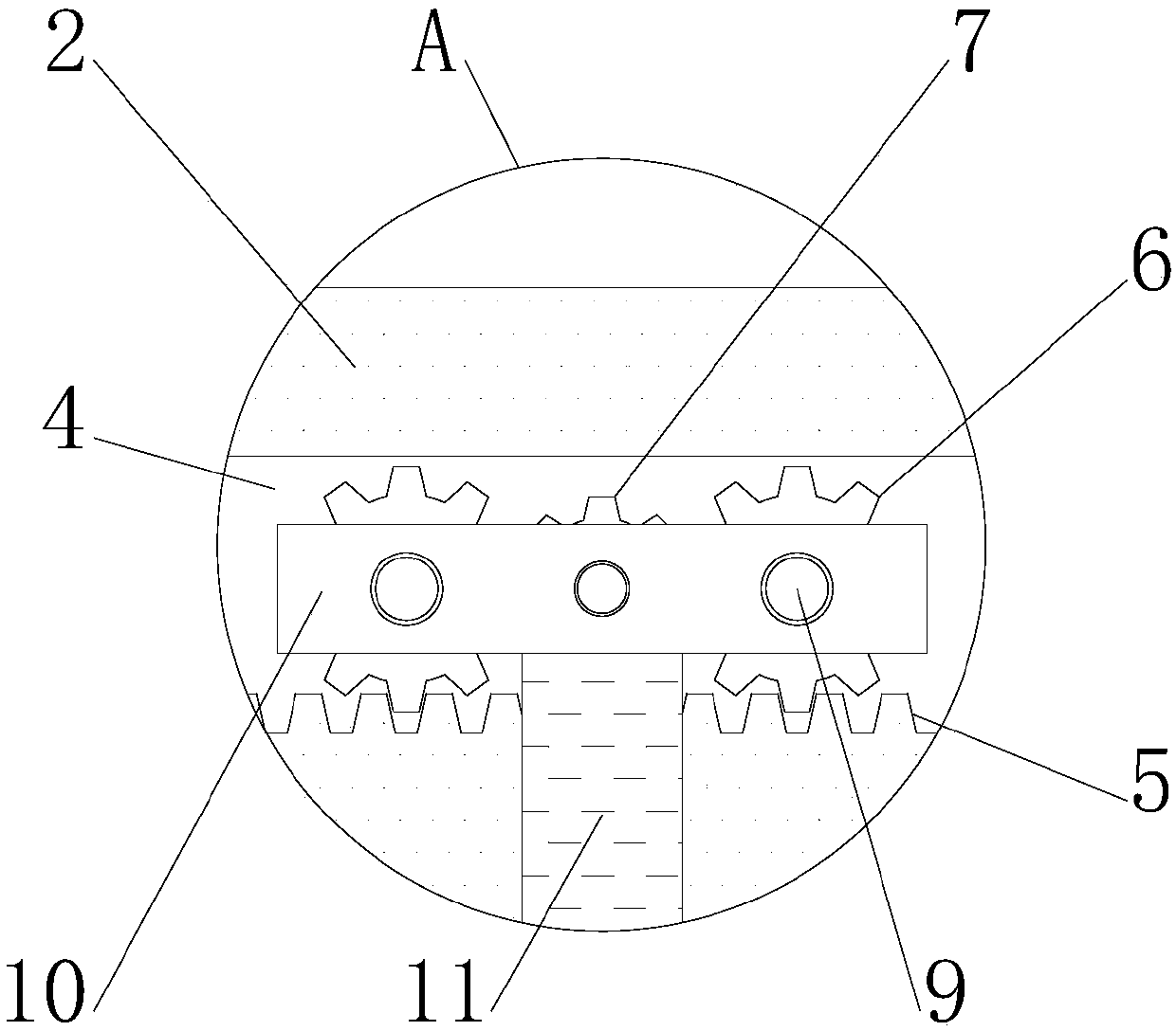 Intelligent control device for oxygenating fermentation bed