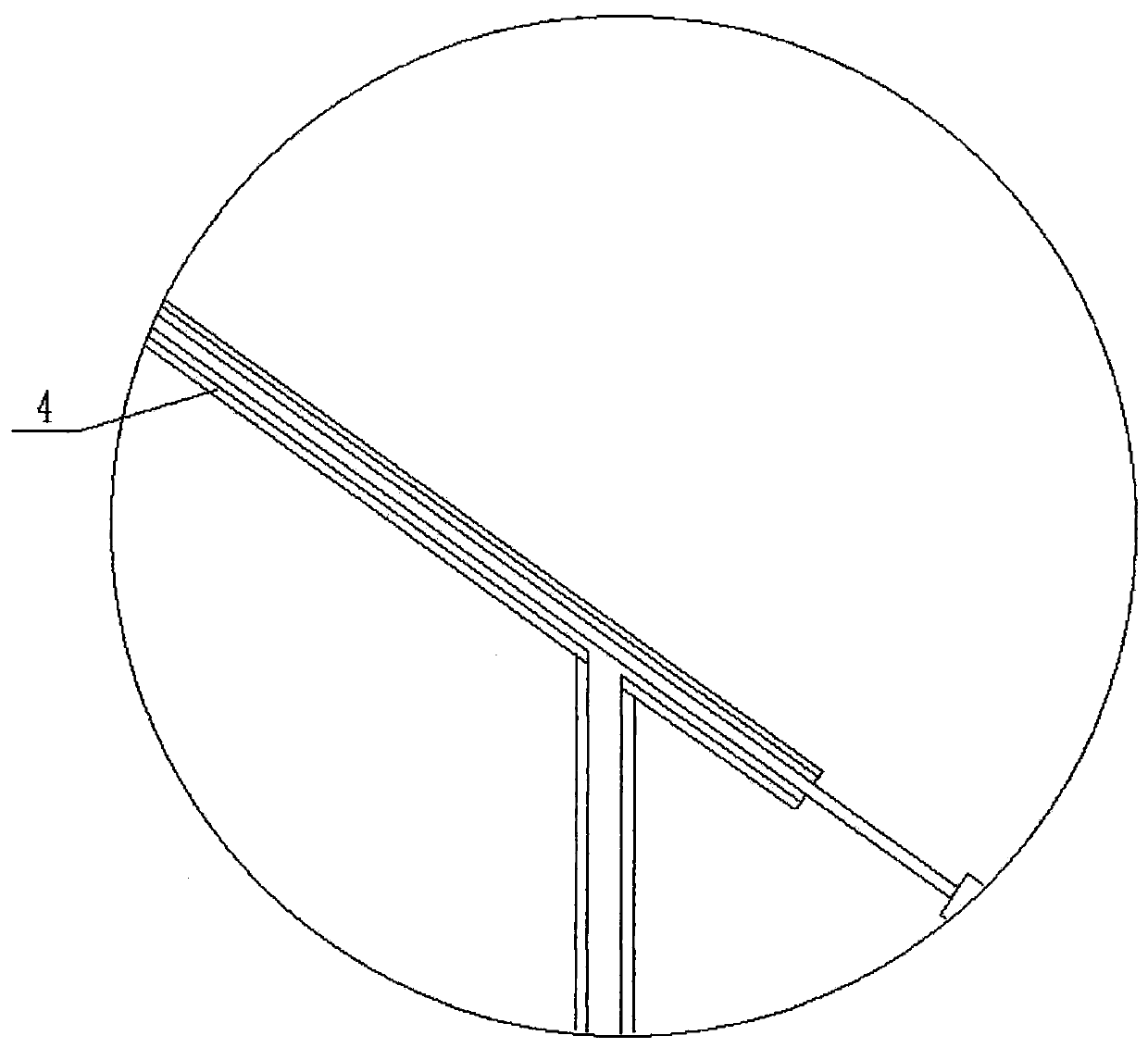 Double-tube type lacrimal passage drainage device