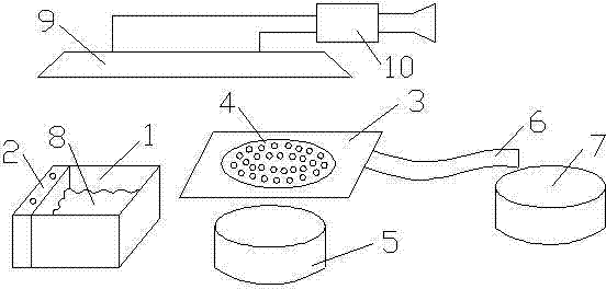 Device and method for removing electronic devices/components and soldered tin from waste circuit boards