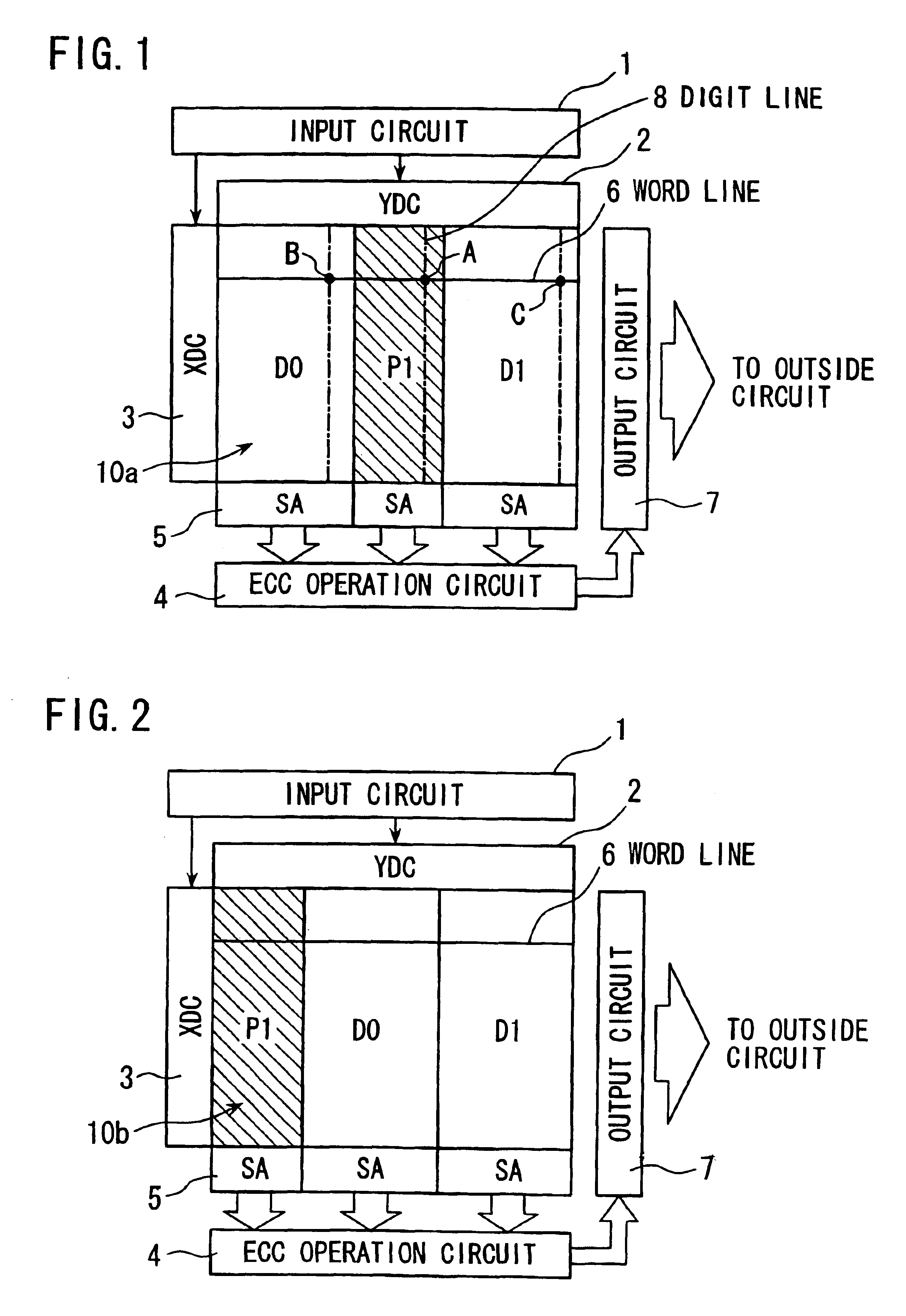 Semiconductor memory device having ECC type error recovery circuit