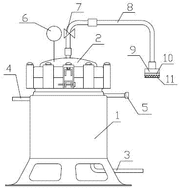 Viscose filtering resistance detection method