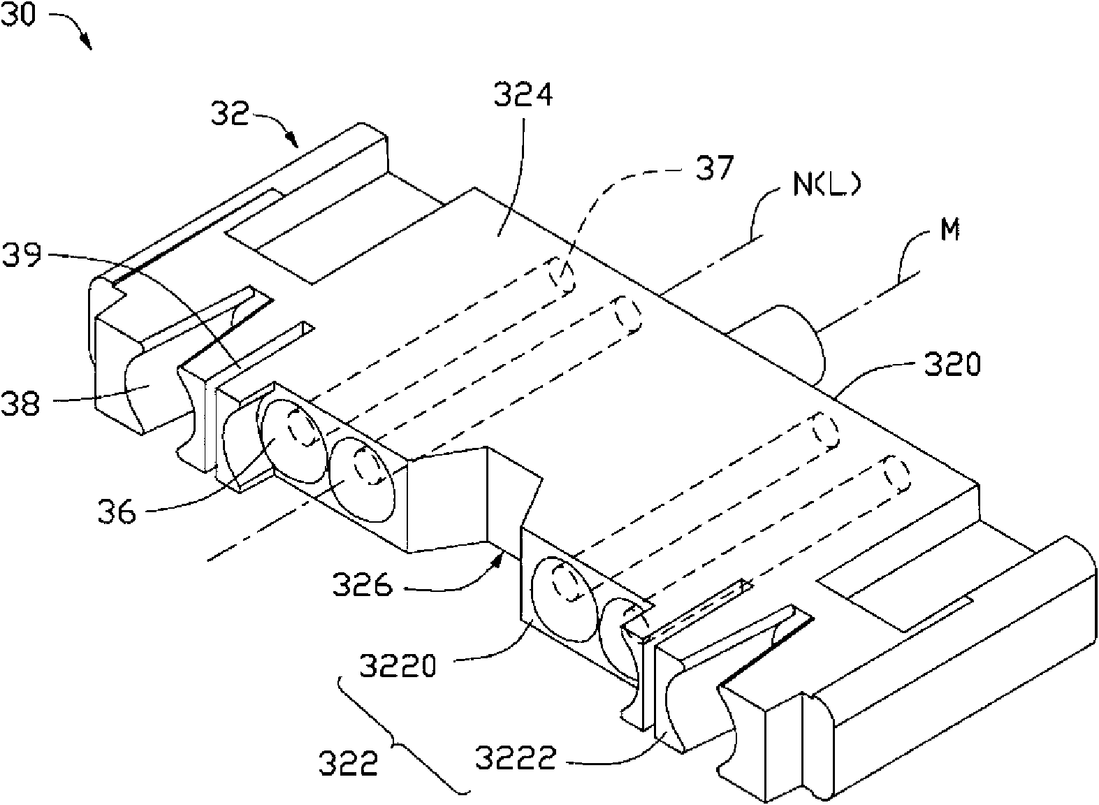 Optical fiber coupling connector