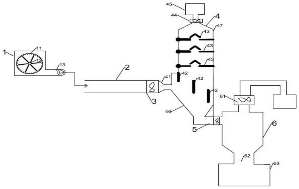 Method and device for separating printing ink from fibers by dry-process magnetic force difference coupled vibration