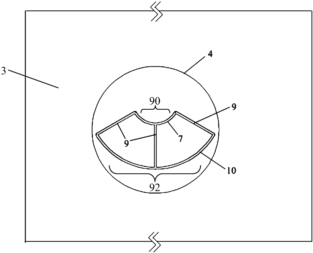 Installing and fixing structure and construction fixing method of steel-concrete connecting pieces and perforated steel bar