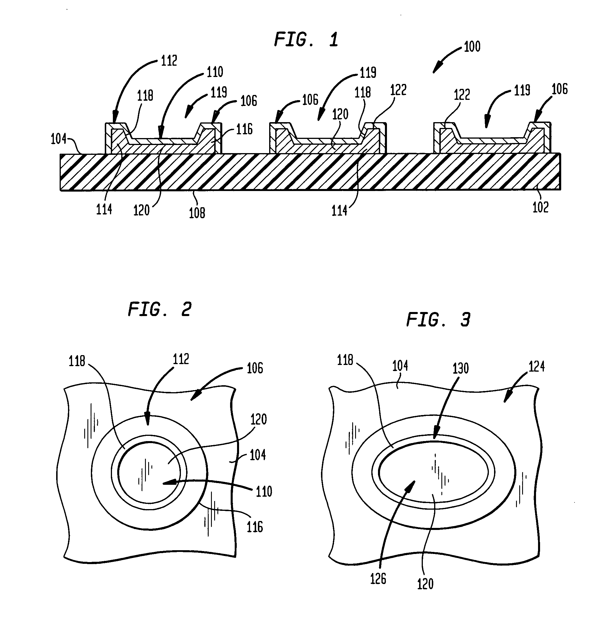 Methods and structures for electronic probing arrays