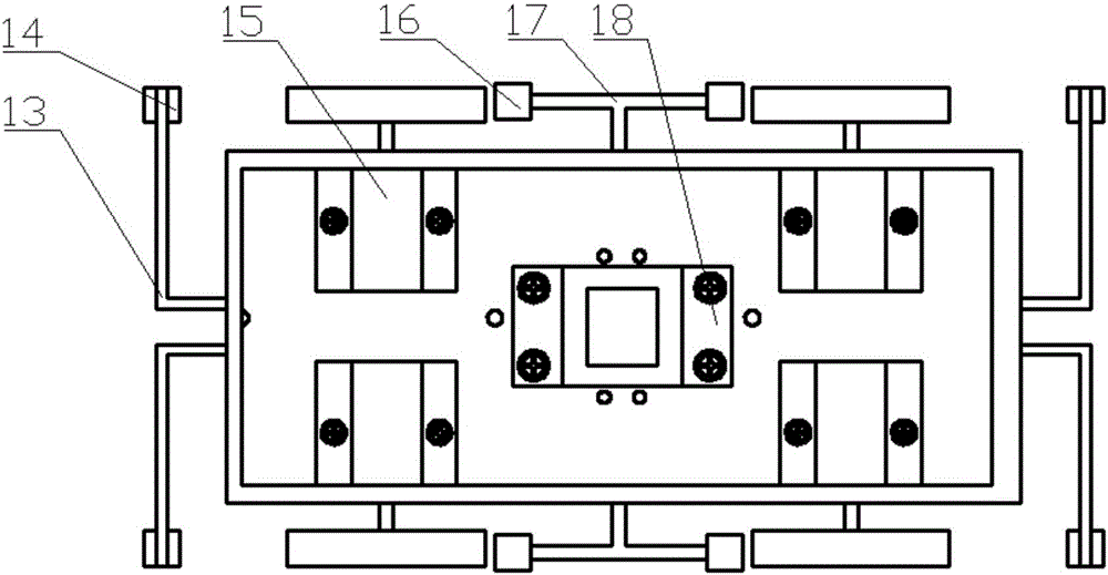 Intelligent detection robot car for architectural structure vibration