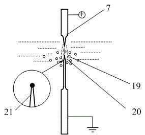 Preparation method of submicron spherical electrode