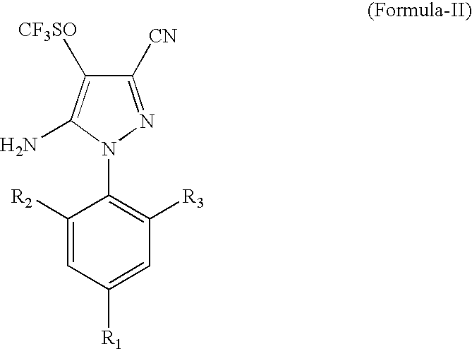 Process for the preparation of Fipronil, an insecticide, and related pyrazoles