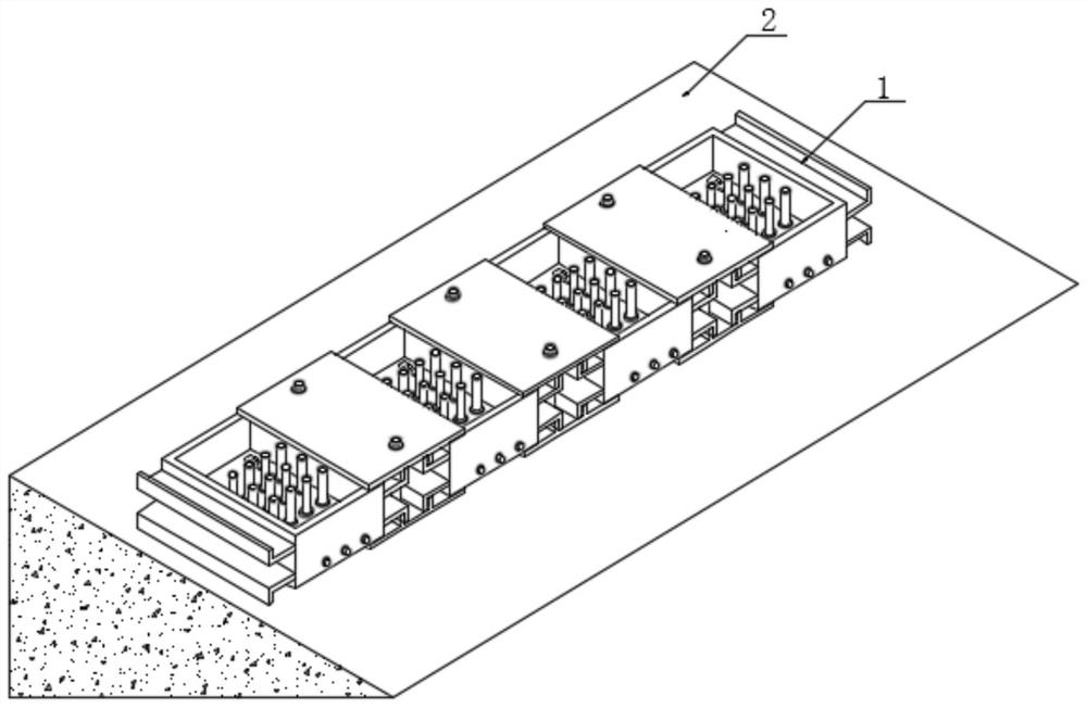 An ecological slope protection unit and its composed ecological slope protection structure