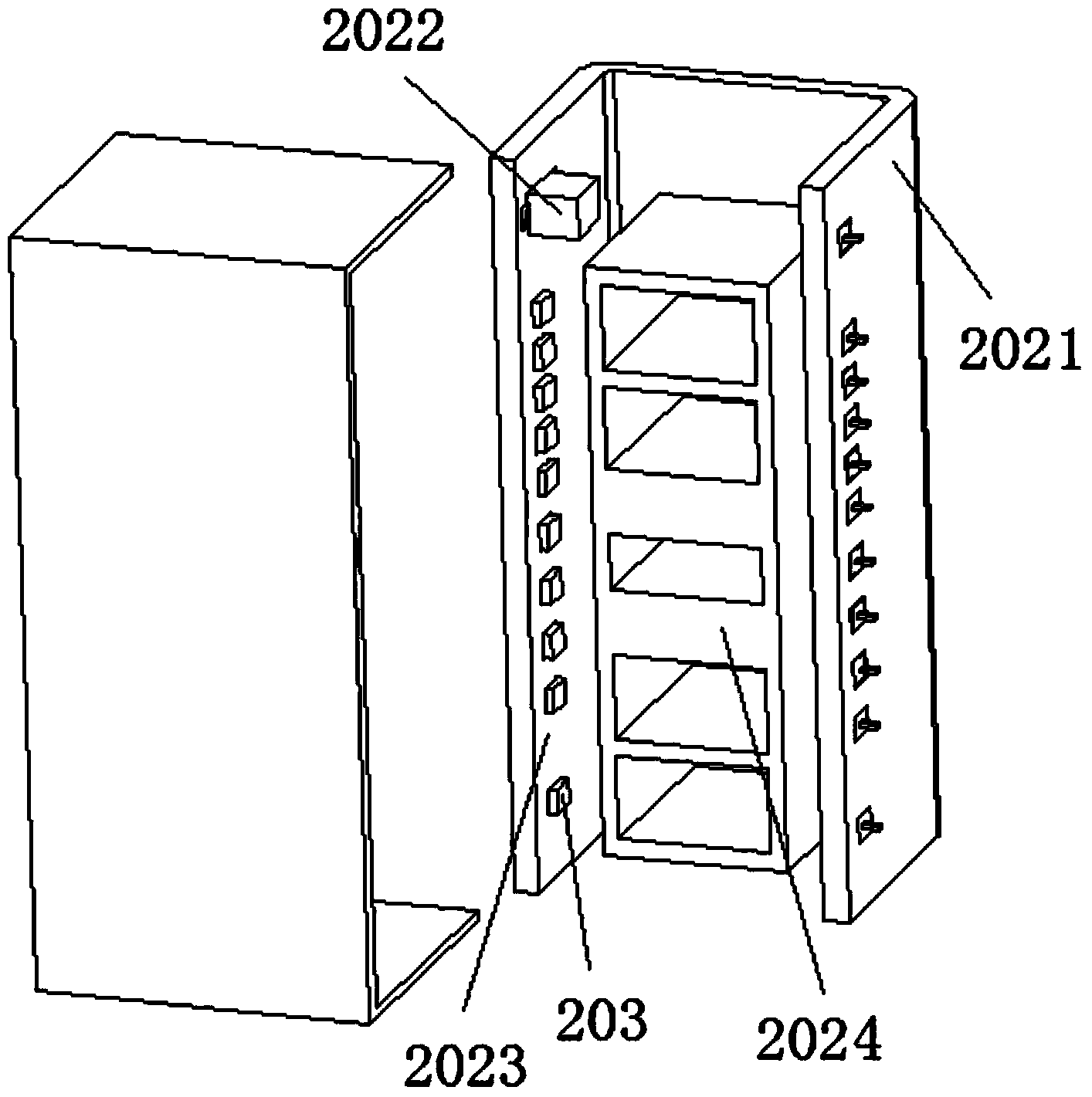 Intelligent express sending, storing and taking terminal and method