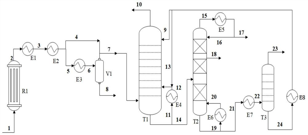 Energy-saving device for separating maleic anhydride based on multi-stage condensation and two-stage absorption integration and process thereof