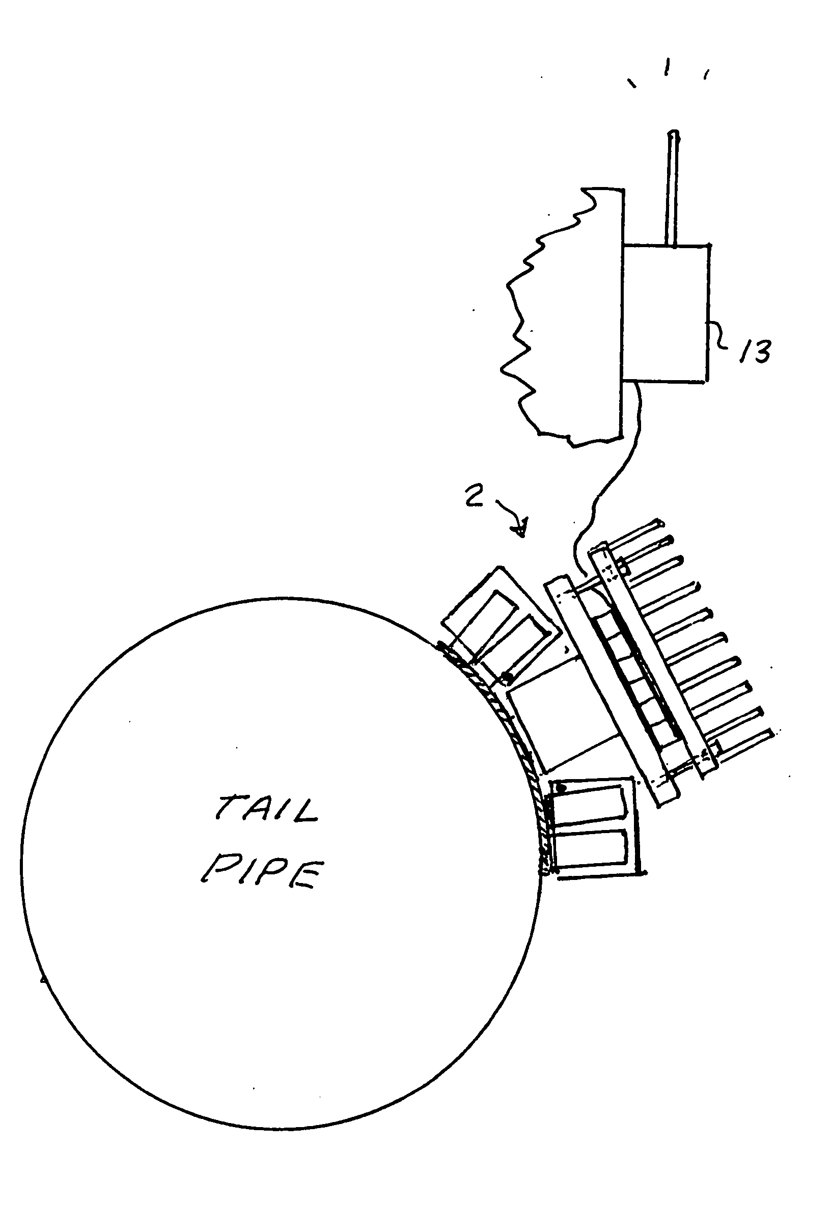 Quick attaching thermoelectric device