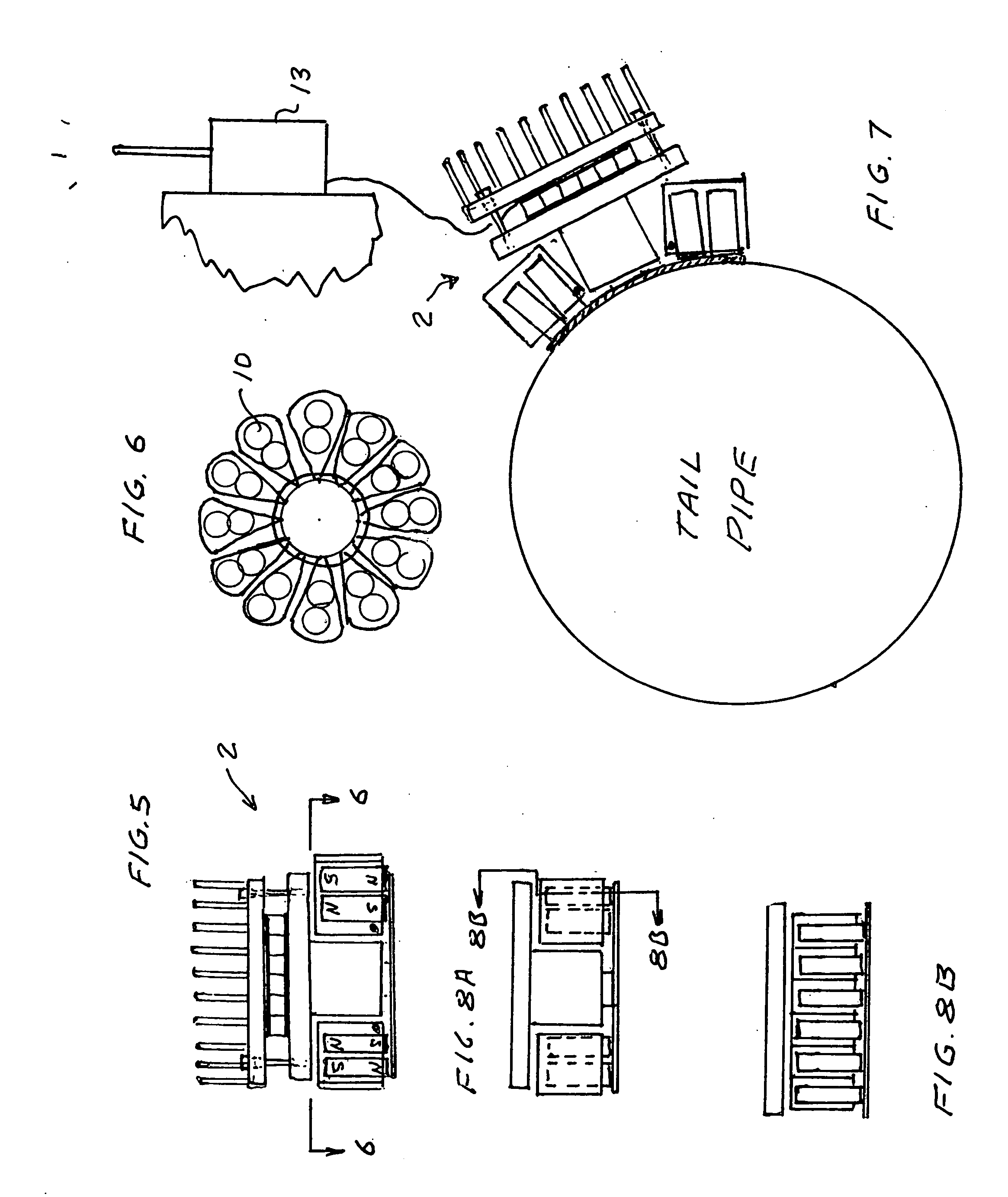 Quick attaching thermoelectric device