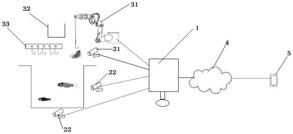 A remote fishing control system