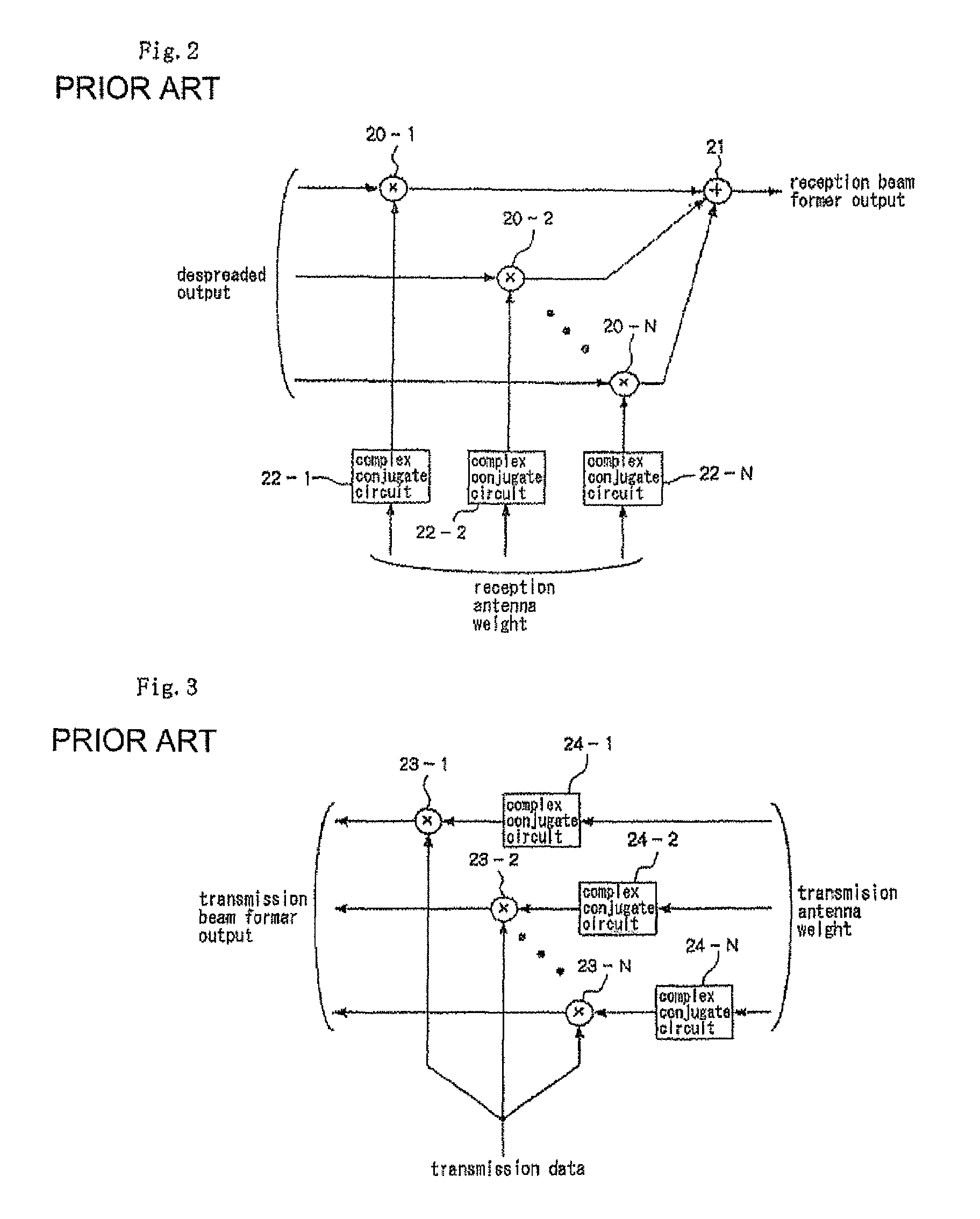 Multi-beam transmitting/receiving apparatus and transmitting/receiving method