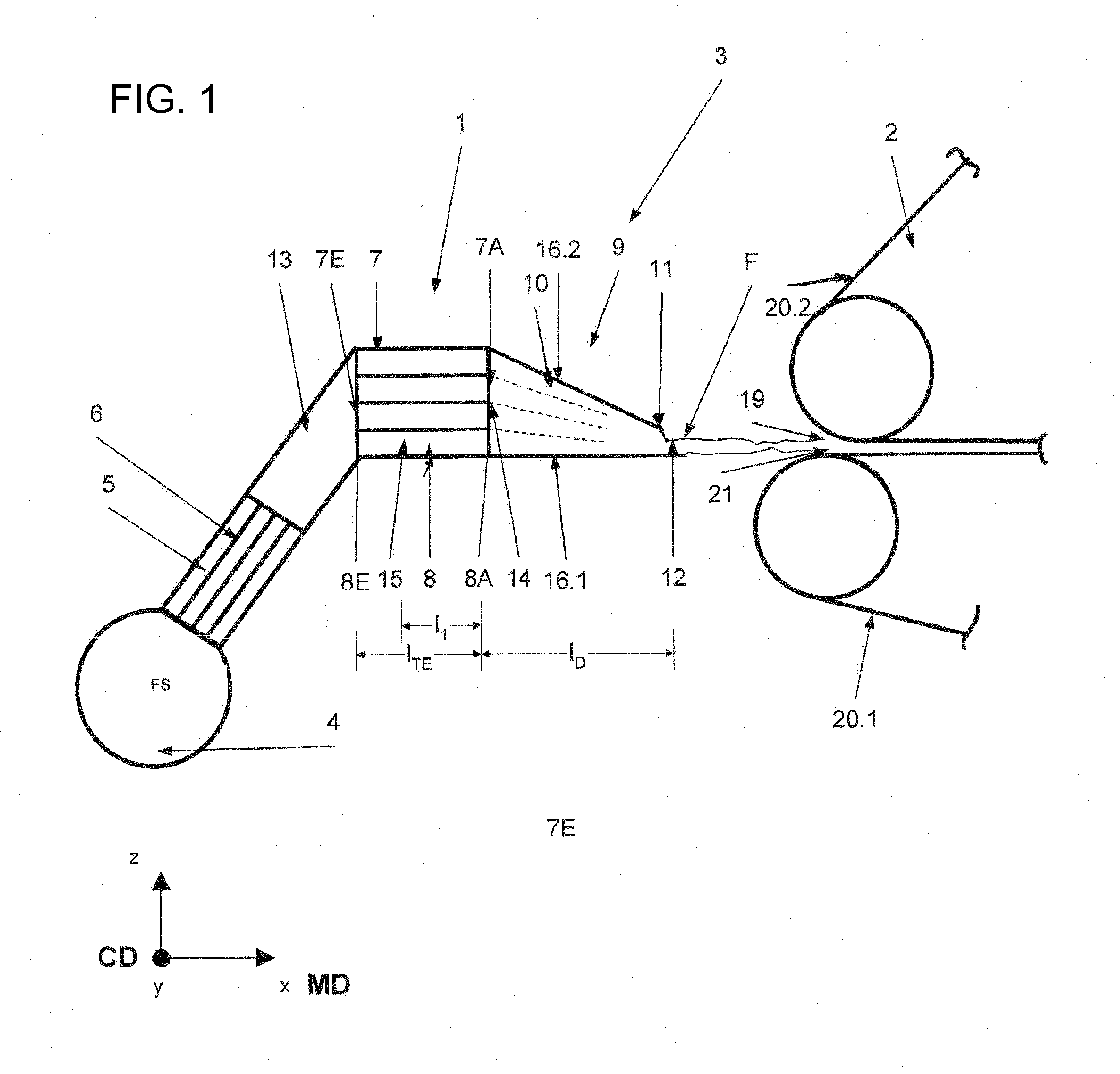 Headbox, sheet forming unit with a headbox and method for operating a sheet forming unit