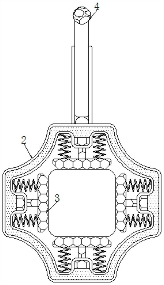 Square cable repairing device for solving problem of poor coating quality of insulating layer