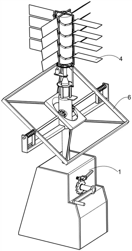 Small power generation device combining solar energy and wind energy