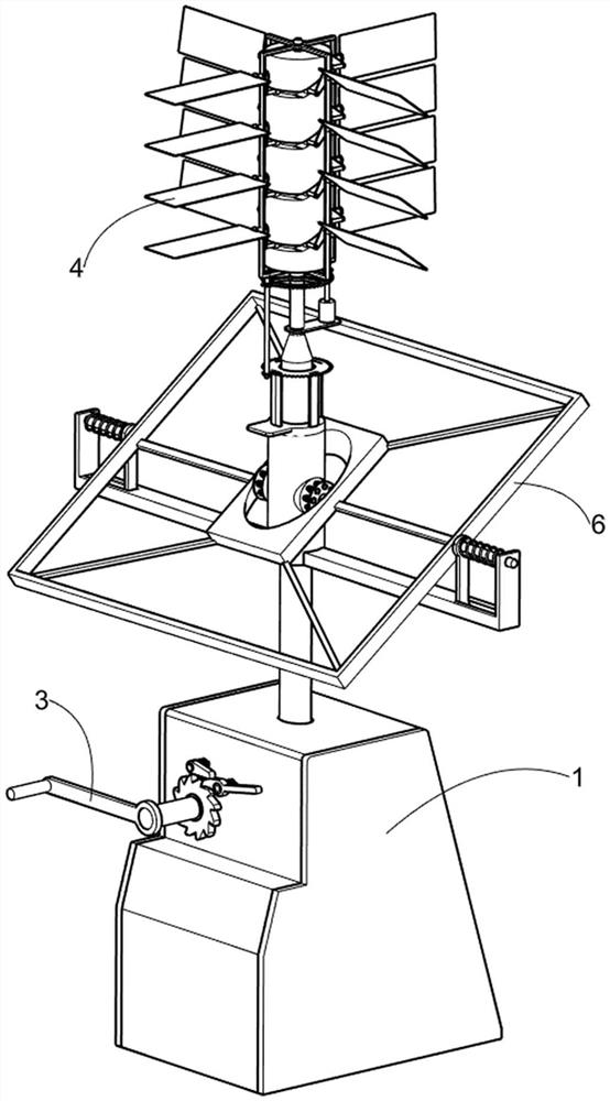 Small power generation device combining solar energy and wind energy