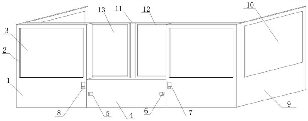 Special protective cover for turning and milling composite machine tool