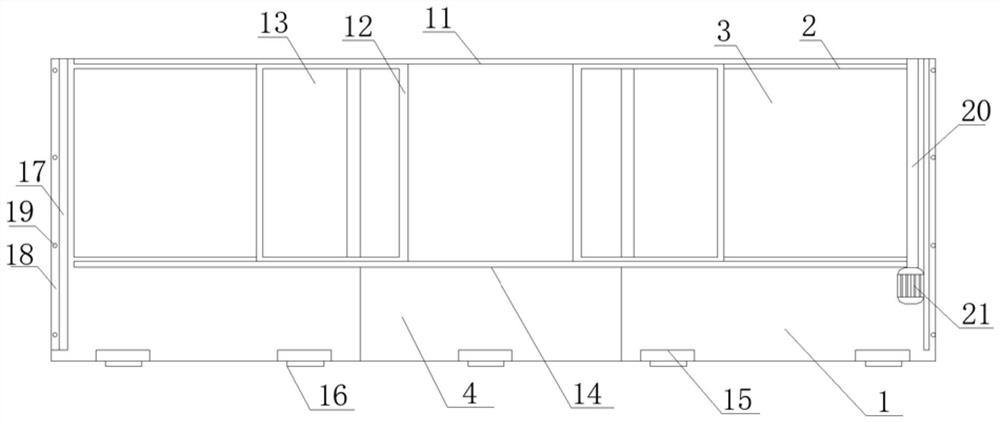 Special protective cover for turning and milling composite machine tool