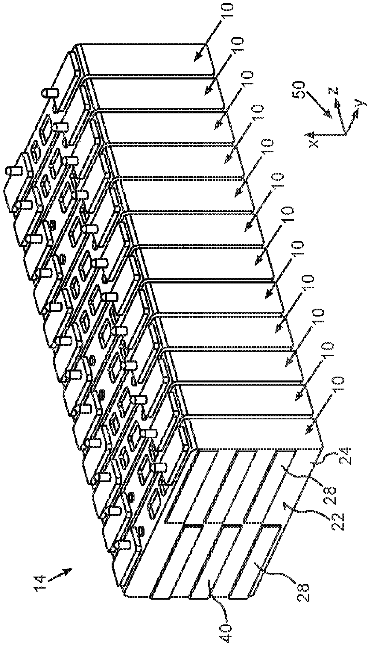 Battery module for motor vehicle and motor vehicle having such battery module