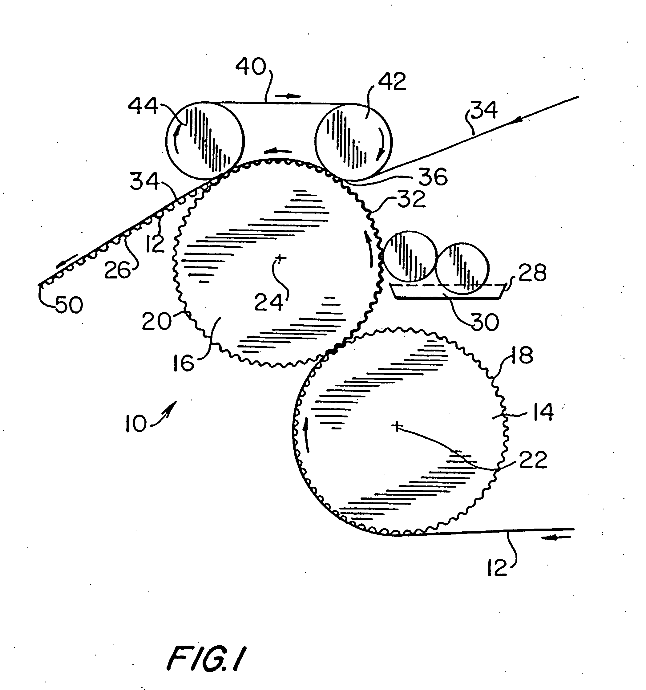 Grooved single facer belt