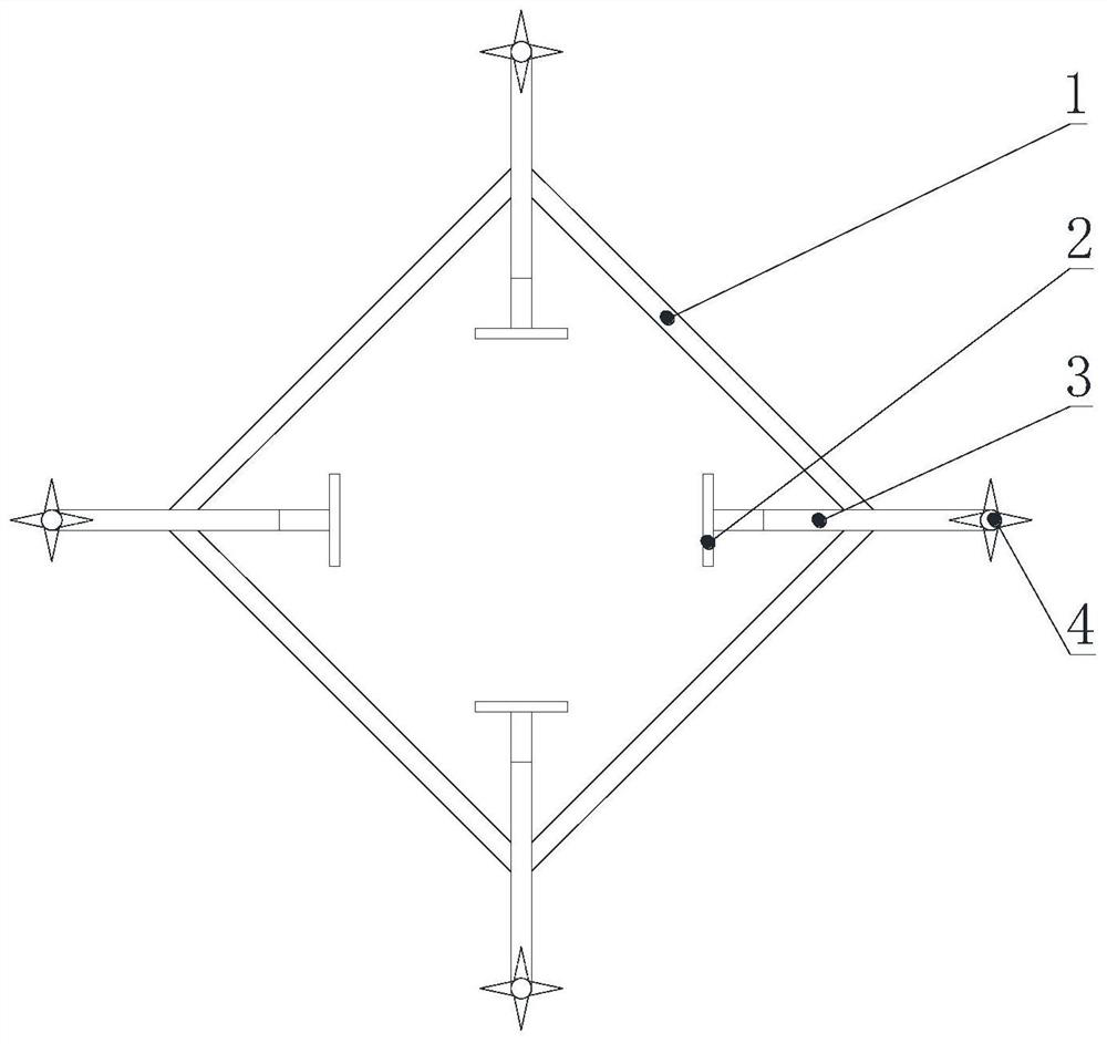 A tower grounding device