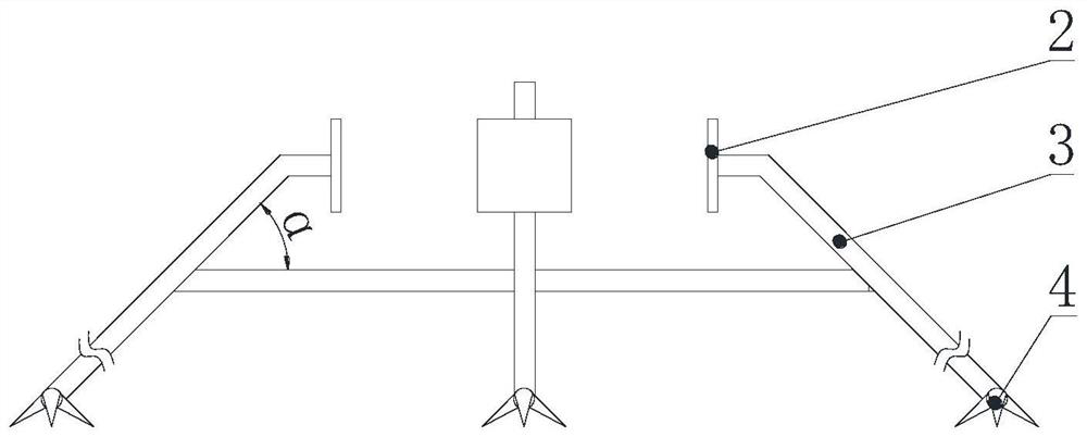 A tower grounding device