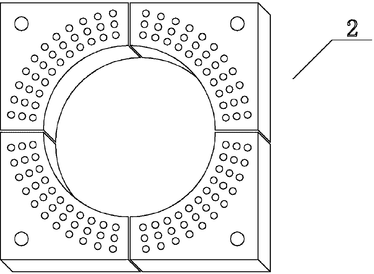 Combined type plant pit cover plate and application of combined type plant pit cover plate