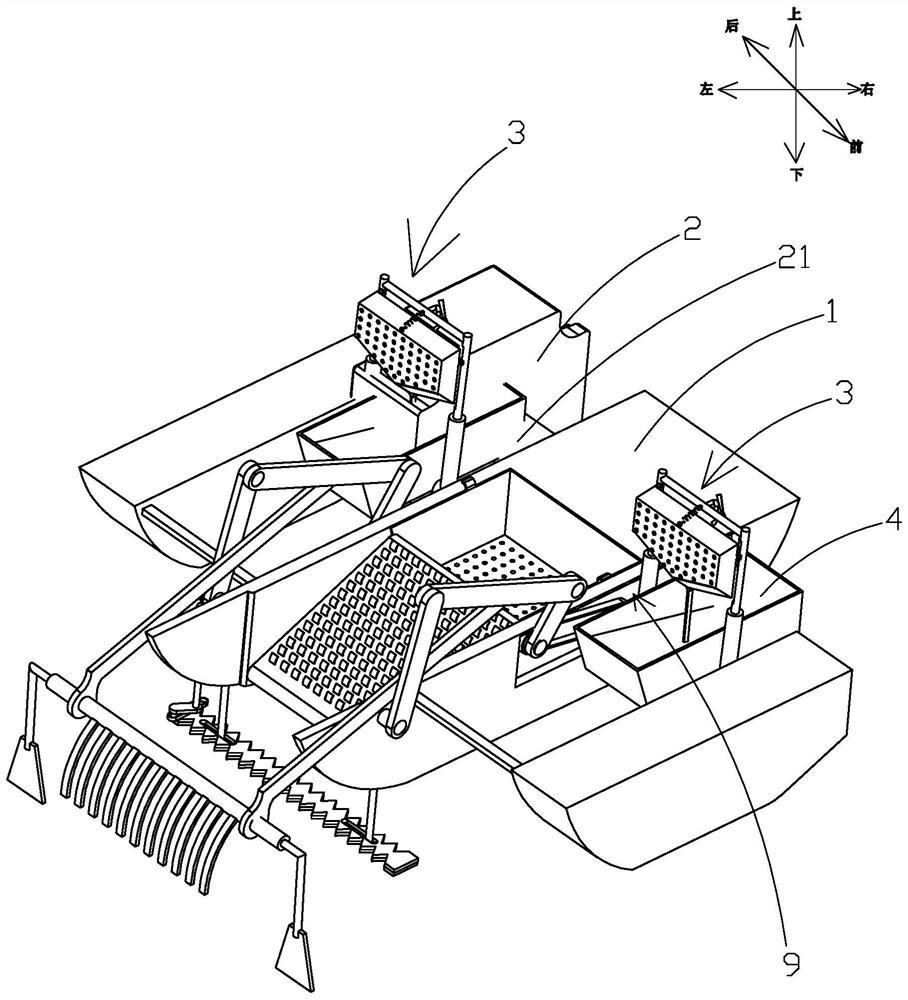 A rotary garbage cleaning machine