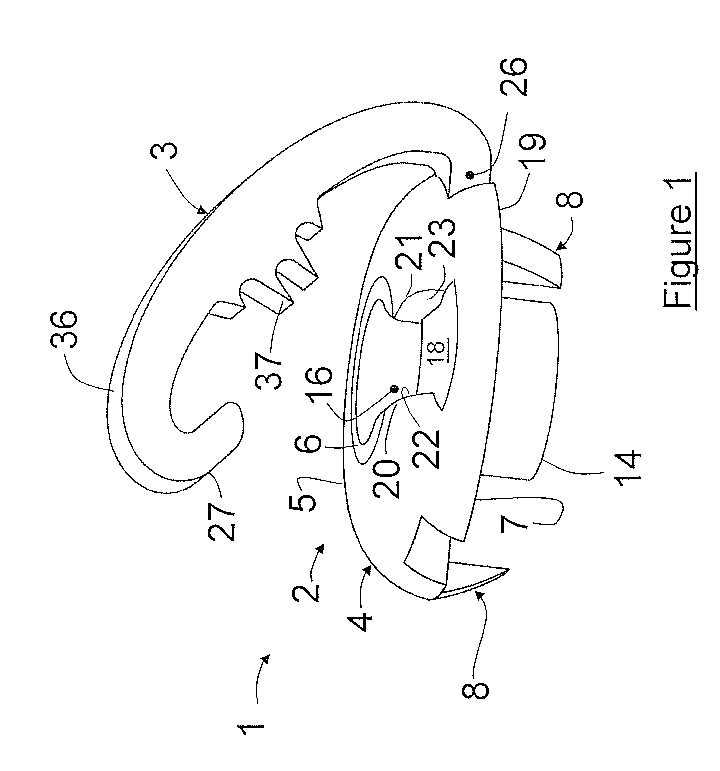 A soft tissue fixation device