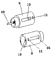 Horizontal moving cylindrical shaft head turning equipment