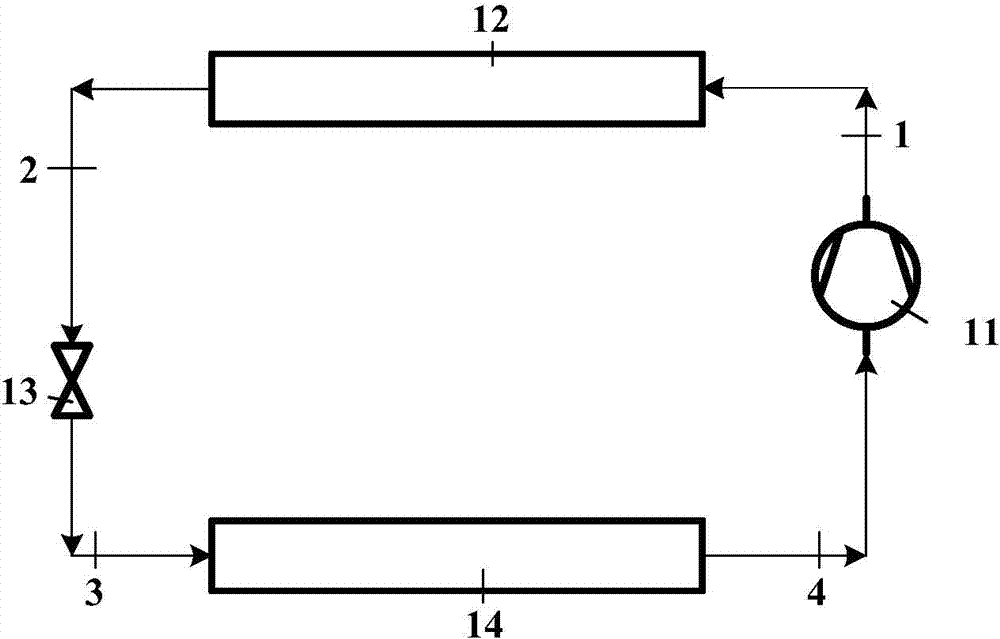 Vapor compression refrigeration cycle expansion work recovery system