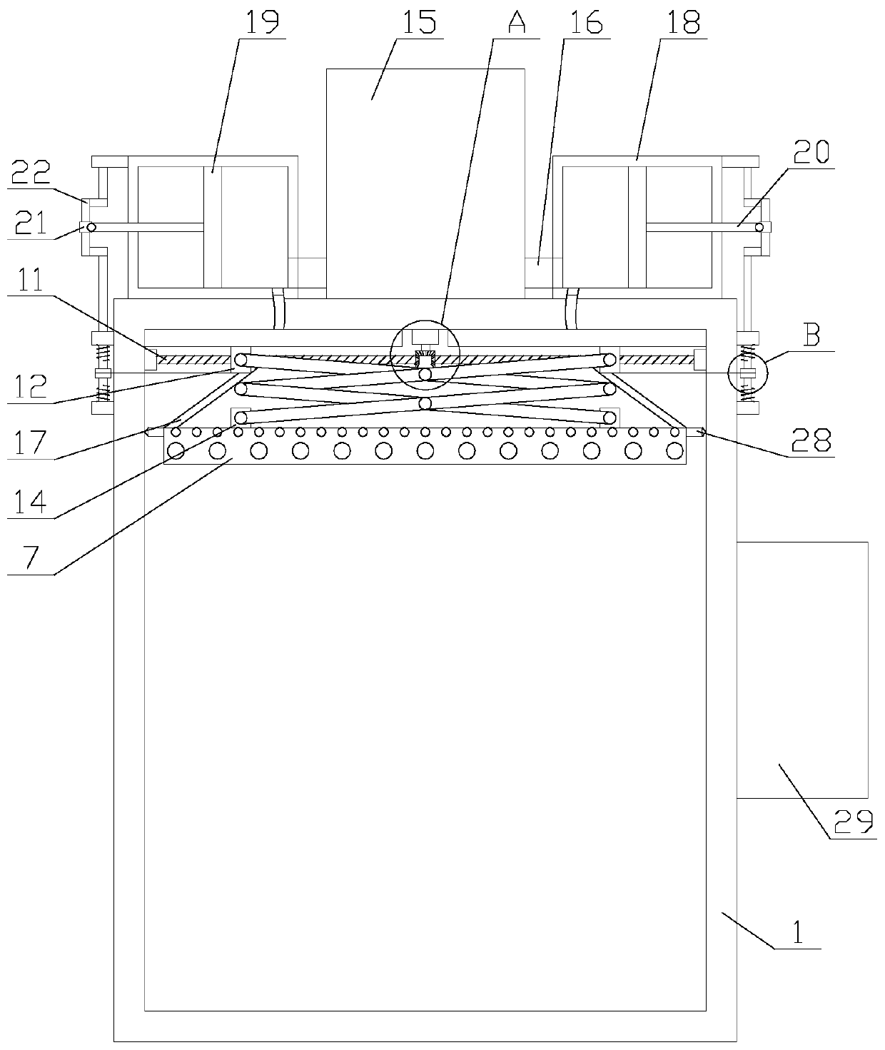 Storage equipment used in meat products and having defrosting function