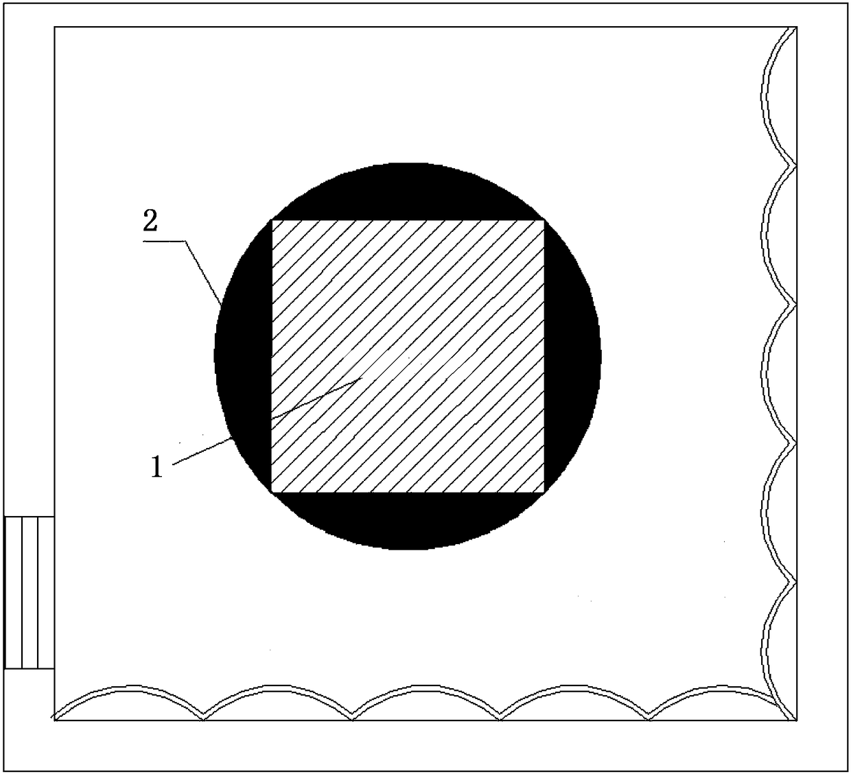 A microphone line array for on-site testing of sound scattering coefficient