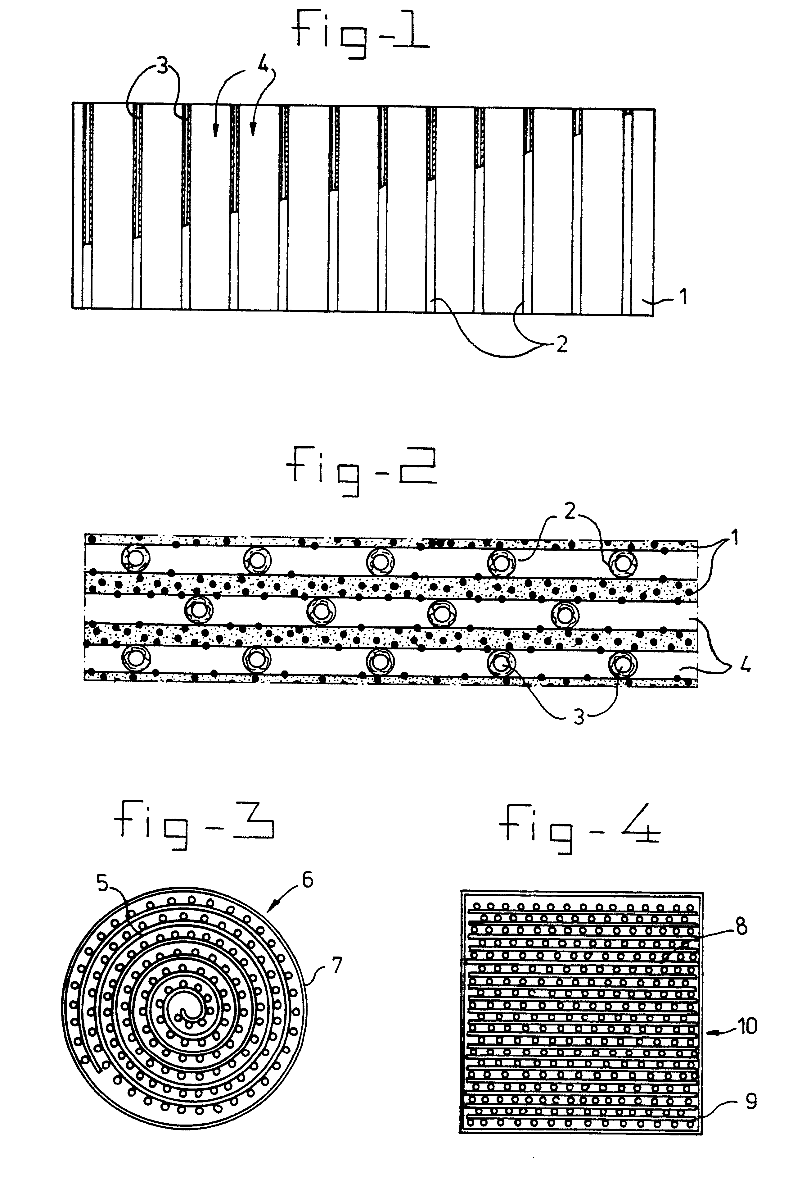 Bio-artificial organ containing a matrix having hollow fibers for supplying gaseous oxygen