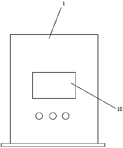 Power cabinet for power supply management, and preparation method thereof