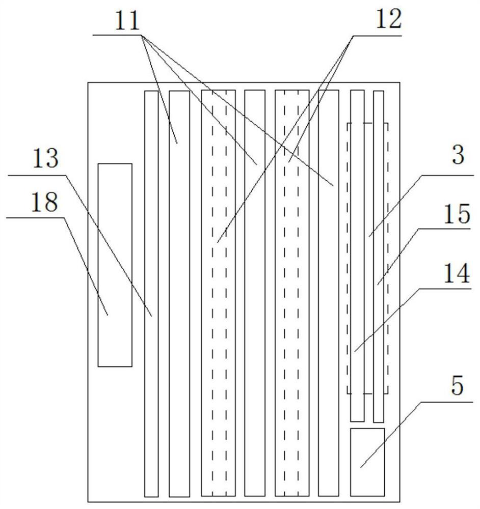 Three-unit UV ambient air purification device