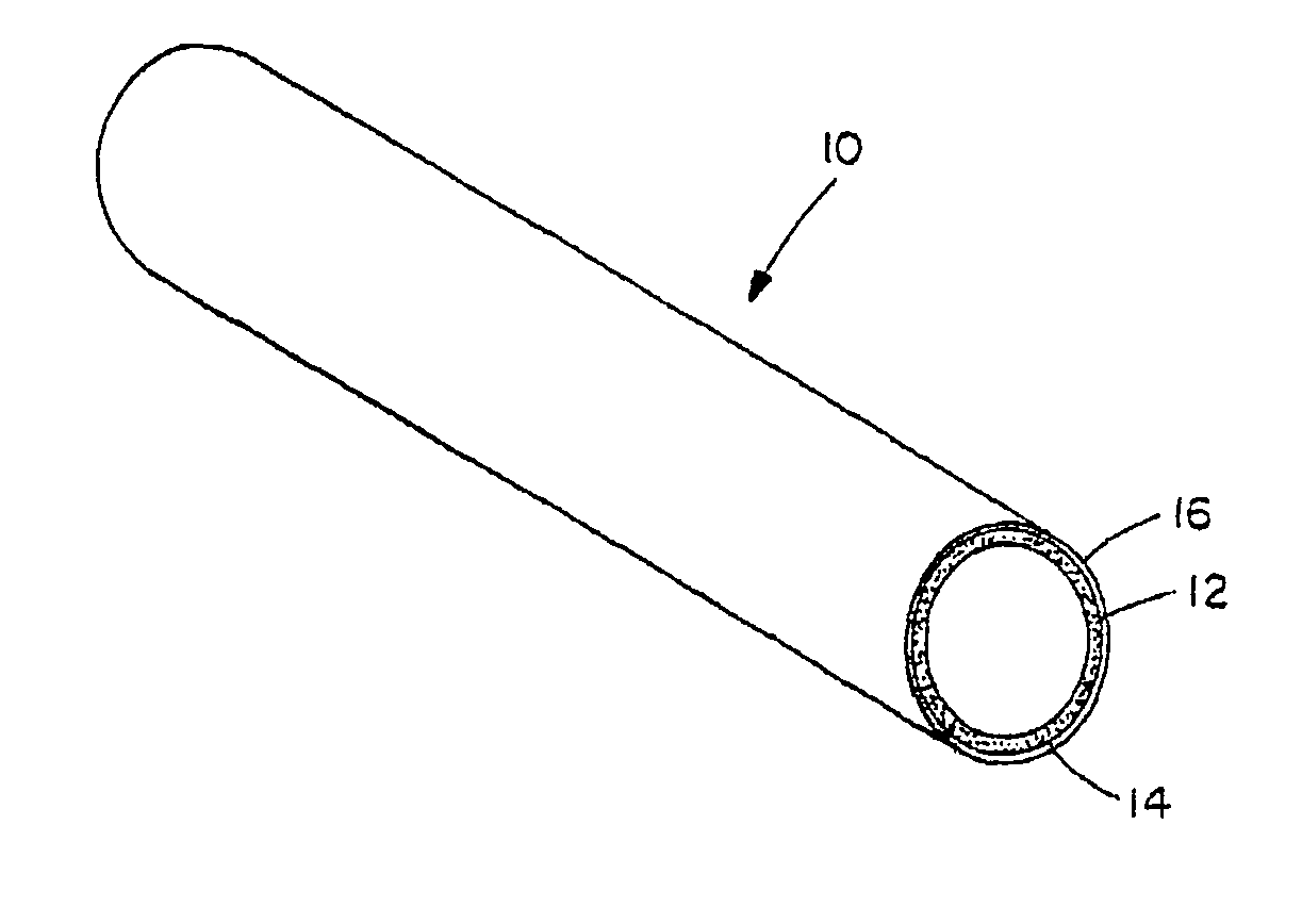 Composite gas separation modules having high Tamman temperature intermediate layers